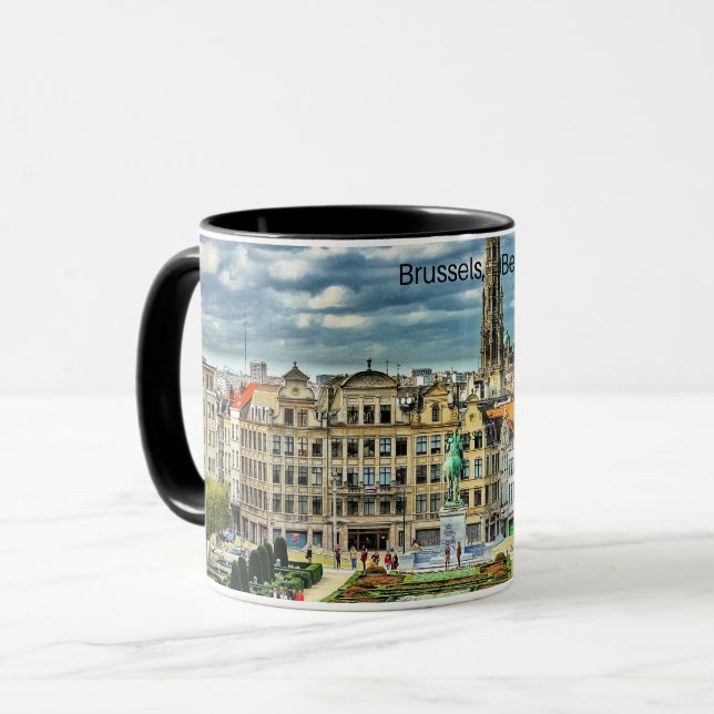 Brüssel, Belgien - City-Foto Tasse (Vorderseite Links)
