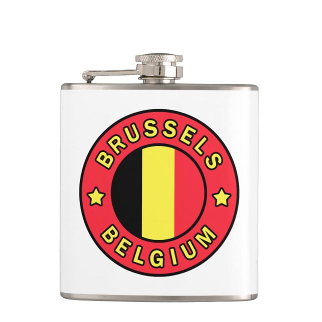 Brüssel Belgien Flachmann (Vorderseite)