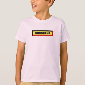 Brüssel: Belgien - Flaggenfarben T-Shirt