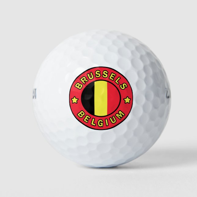 Brüssel Belgien Golfball (Vorderseite)