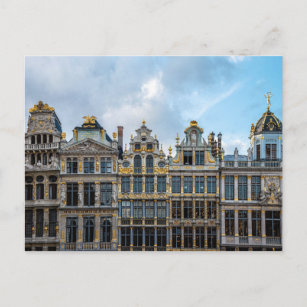 Brüssel, Belgien - Große Palastfassaden Postkarte