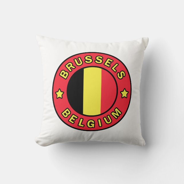 Brüssel Belgien Kissen (Vorderseite)