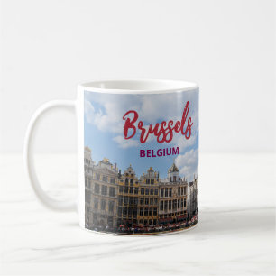 Brüssel Belgien Landschaft Kaffee Tasse Souvenir