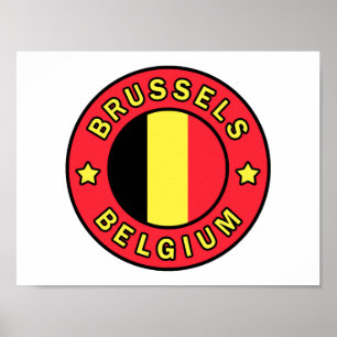 Brüssel Belgien Poster