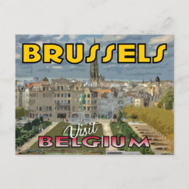 Brüssel, Belgien Postkarte
