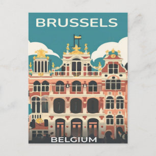 Brüssel, Belgien Postkarte