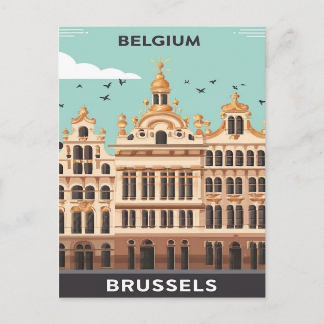 Brüssel, Belgien Postkarte (Vorderseite)