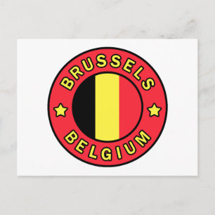 Brüssel Belgien Postkarte