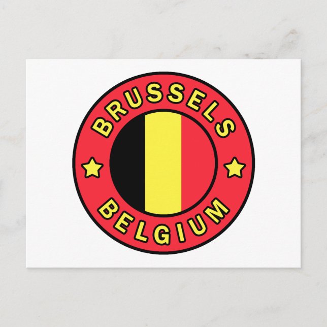 Brüssel Belgien Postkarte (Vorderseite)