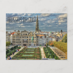 Brüssel, Belgien Postkarte