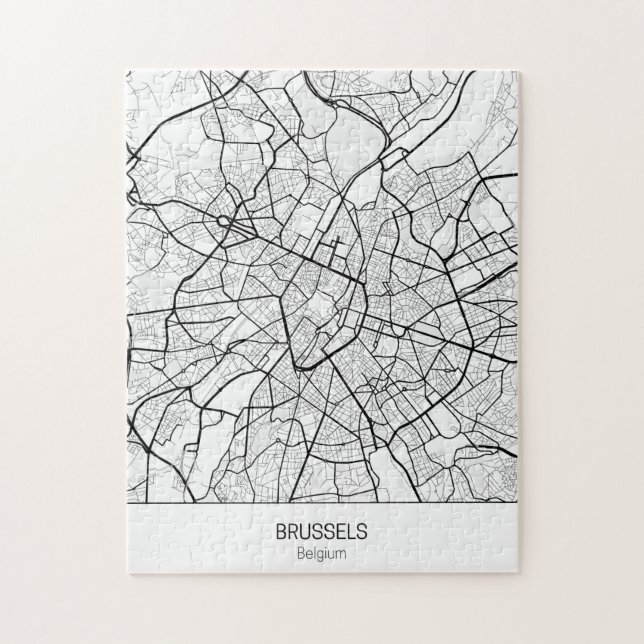 Brüssel Belgien Puzzle (Vertikal)