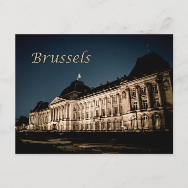 Brüssel Belgien Royal Palace Postcard Postkarte (Vorderseite)