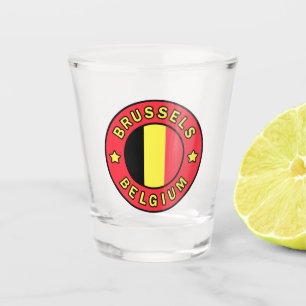 Brüssel Belgien Schnapsglas