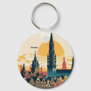 Brüssel, Belgien Stylist Schlüsselanhänger