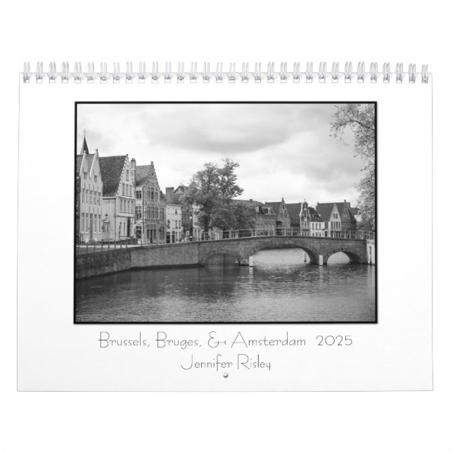 Brüssel, Brügge und Amsterdam - Kalender 2025 (Titelbild)