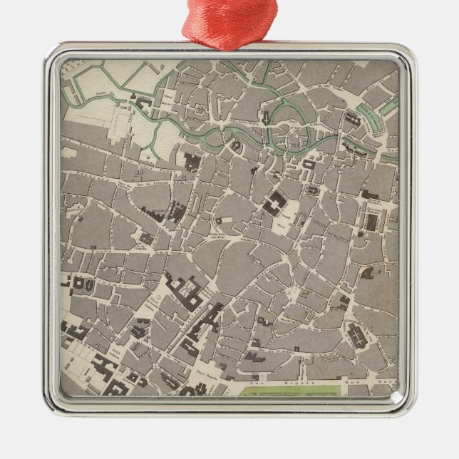 Brüssel Brüssel Silbernes Ornament (Vorne)