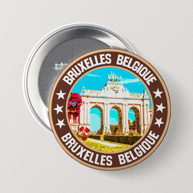 Brüssel Button (Vorne & Hinten)