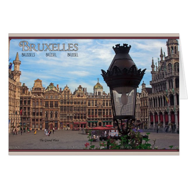 Brüssel - Der Grand Place (Vorderseite (Horizontal))