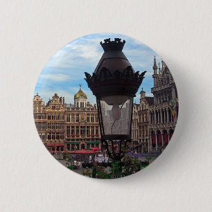 Brüssel - der großartige Platz Button