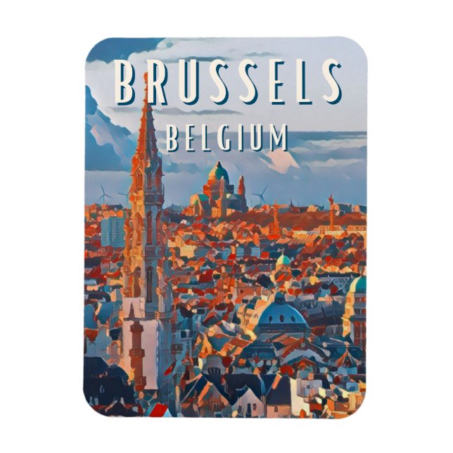 Brüssel, die Hauptstadt Belgiens und Europas Magnet (Vertikal)