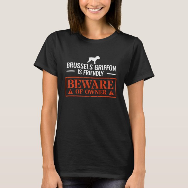 Brüssel Griffon 3 T-Shirt (Vorderseite)