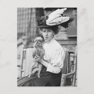 Brüssel Griffon, Anfang der 1900er Jahre Postkarte