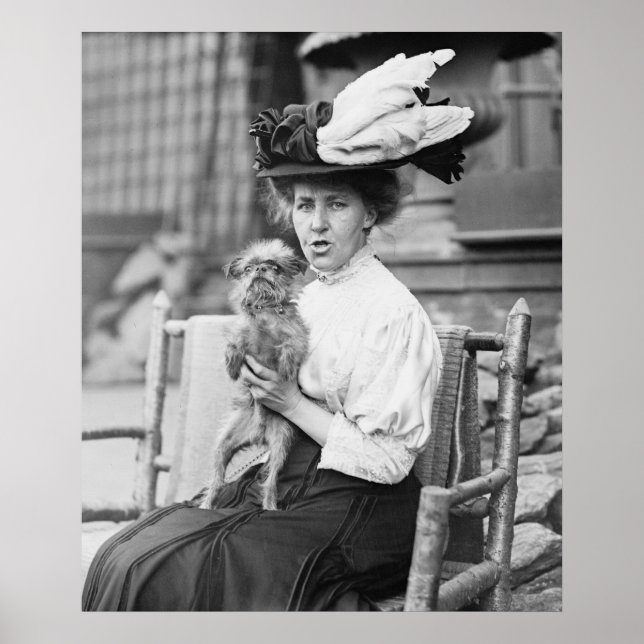 Brüssel Griffon, Anfang der 1900er Poster (Vorne)