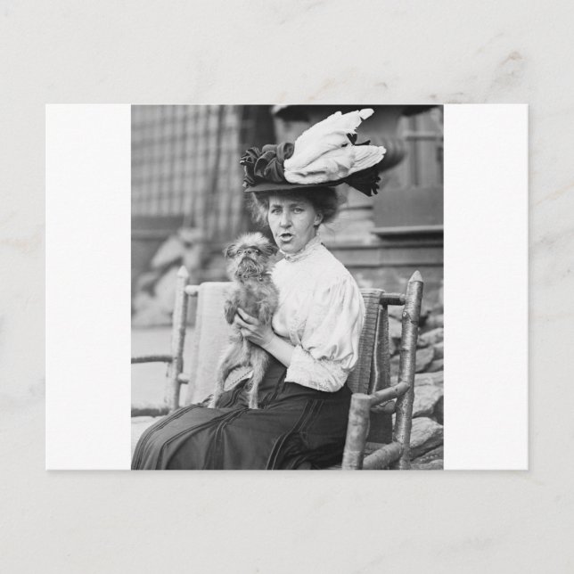 Brüssel Griffon, Anfang der 1900er Postkarte (Vorderseite)