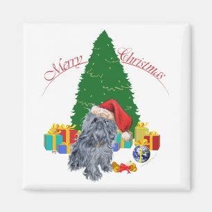 Brüssel Griffon Christmas Magnet