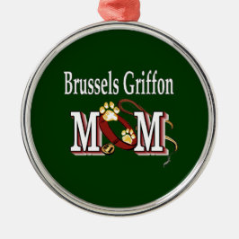 Brüssel Griffon Dog MAMA Ornament Aus Metall