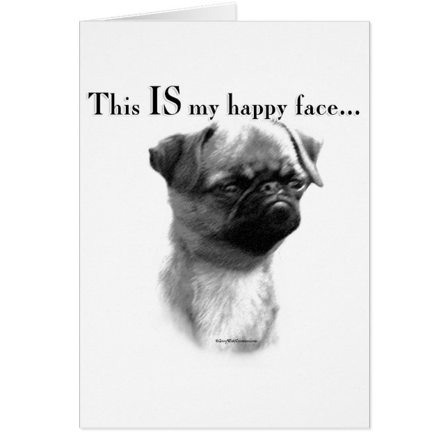 Brüssel Griffon Happy Face (Vorne)