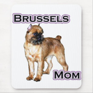 Brüssel Griffon Mama; Mama Brüssel Griffon Mousepad