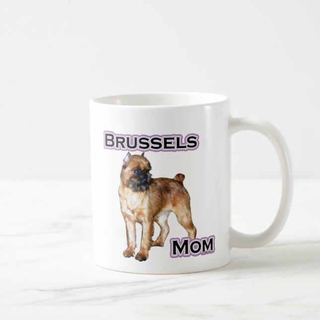 Brüssel Griffon Mama; Mama Brüssel Griffon Tasse (Rechts)