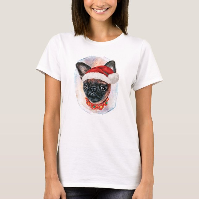 Brüssel Griffon Weihnachtsgeschenke für Hundefreun T-Shirt (Vorderseite)
