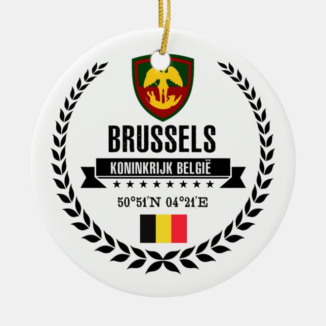 Brüssel Keramik Ornament (Vorne)
