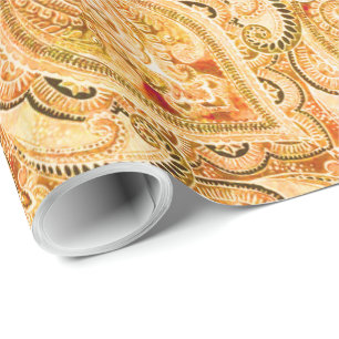 Brüssel-Pfirsich Geschenkpapier