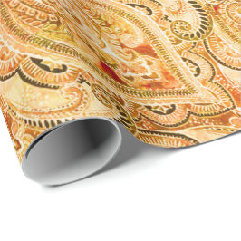 Brüssel-Pfirsich Geschenkpapier