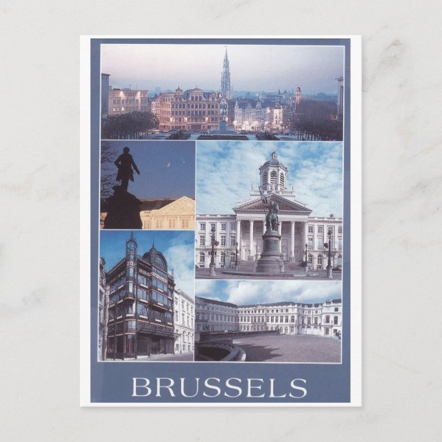 Brüssel - Postkarte (Vorderseite)