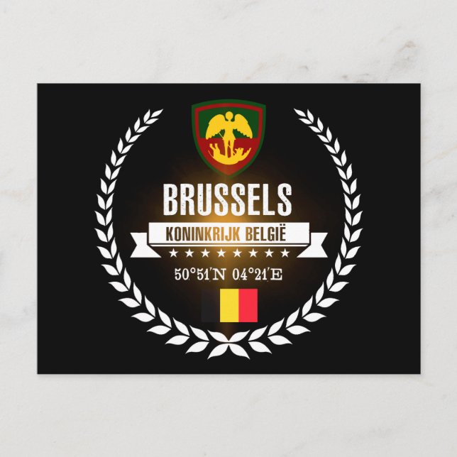 Brüssel Postkarte (Vorderseite)