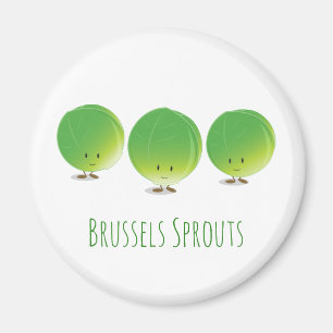 Brüssel Sprouts   Magnet