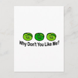 Brussel Sprouts Postkarte