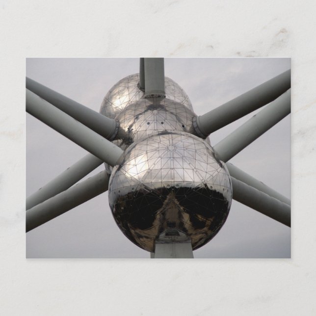 Brüsseler Atomium Postkarte (Vorderseite)