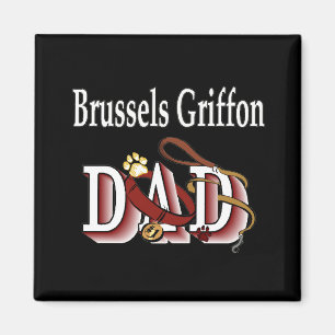 Brüsseler Griffon Dad Magnet