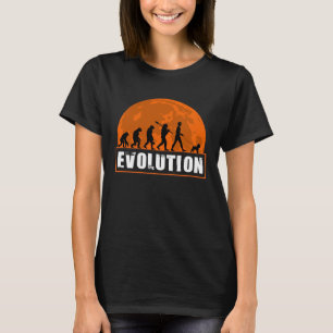 Brüsseler Griffon-Hund Menschliche Evolution für T-Shirt