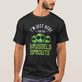 Brüsseler Sprout - Geschenk für gesunde Grüne T-Shirt