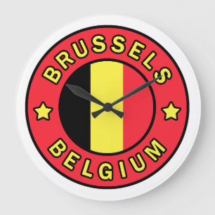 Brussels Belgium Große Wanduhr