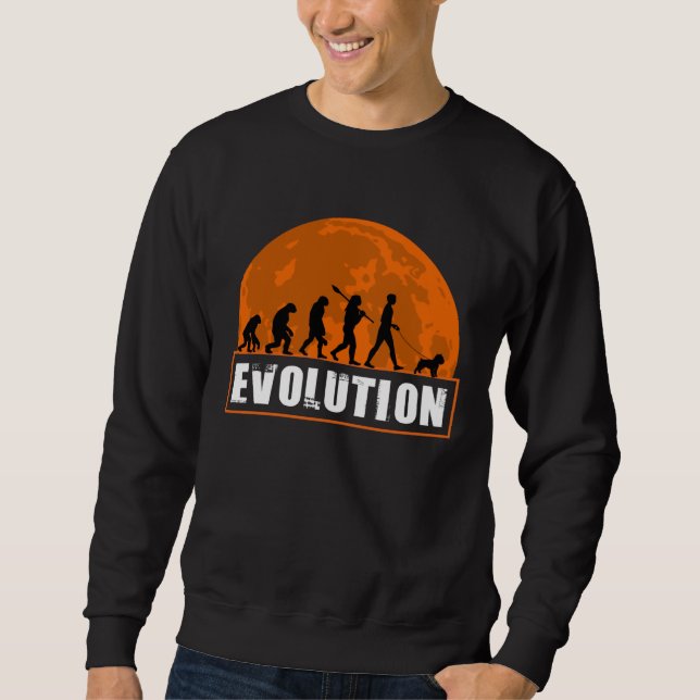 Brussels Griffon Dog Human Evolution  for Men Wome Sweatshirt (Vorderseite)