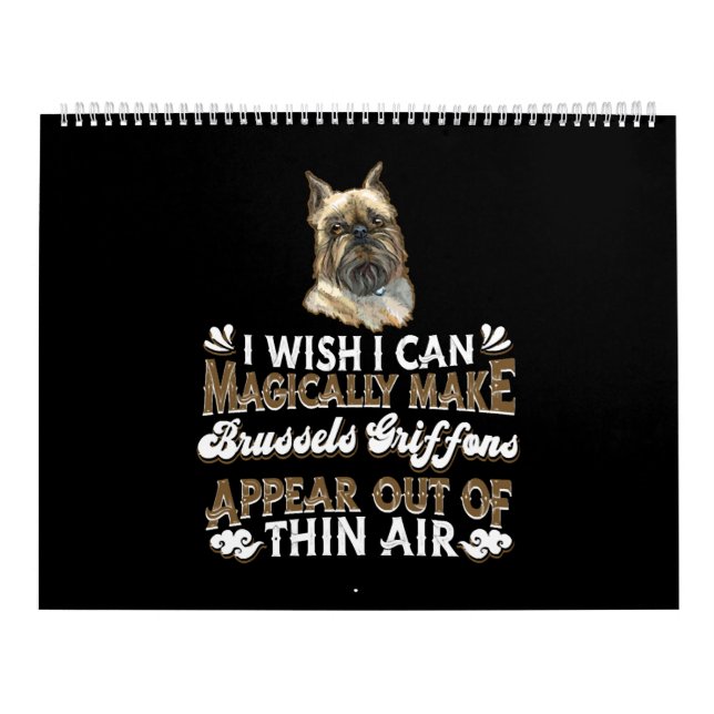 Brussels Griffon Dogs Kalender (Titelbild)