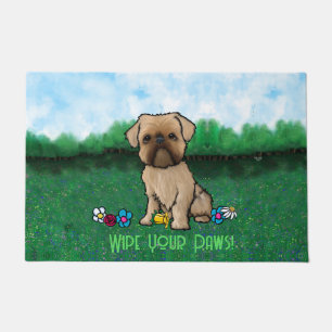 Brussels Griffon Garden Helper Doormat Fußmatte