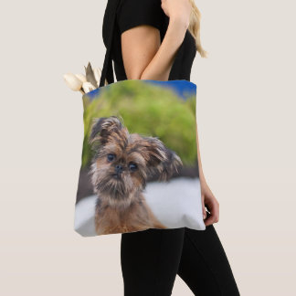 Brussels Griffon Niedlich Puppy Dot Tote Bag